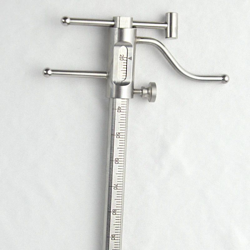 1Pcs Dental Sliding Caliper Orthodontic Chin Indicator Dental Implant Measuring Gauge Caliper Ruler Dental Implant VDO Ruler