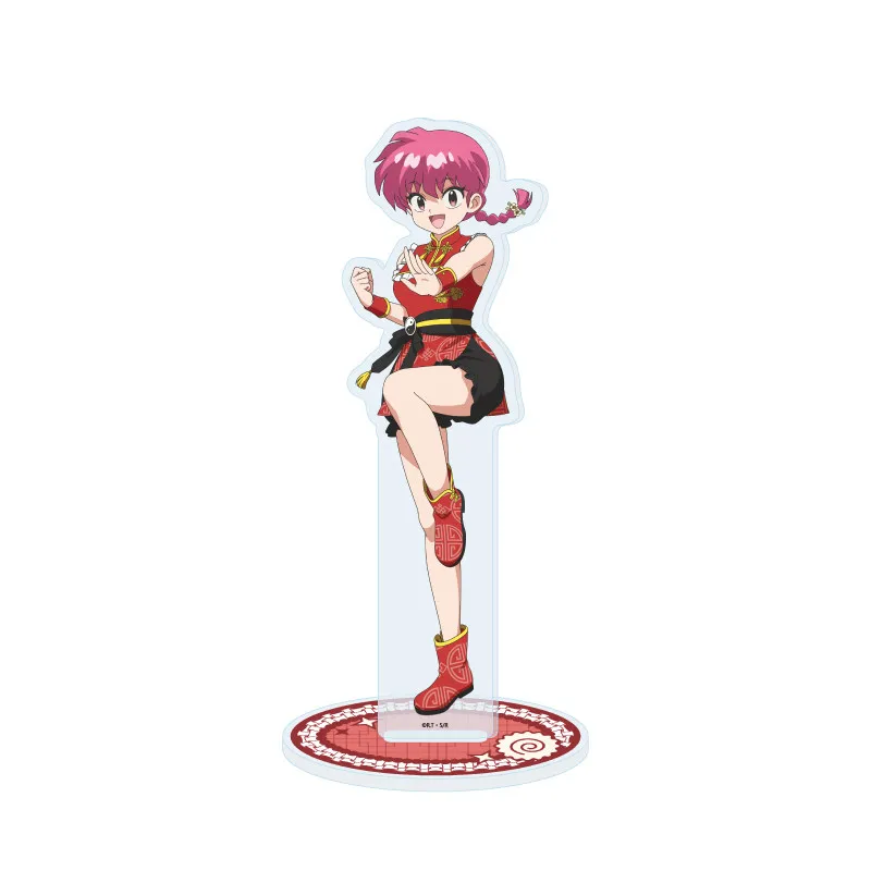 Ranma 1/2 Ranma Saotome Shampoo Akane Tendo 15cm Acrylic Stand Model Keychain Desk Decorations Souvenir Exquisite Products