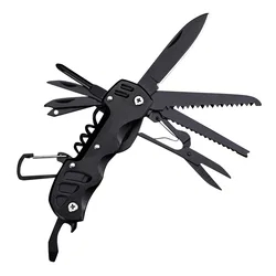 Multifunctional Folding Knife Portable EDC Stainless Steel Pocket Knife Outdoor Camping Emergency CombinationTool