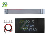 P2.5 LED Display Screen 1R1PG1B Full-color Advertising Screen 320*160mm 1-32 Scan Indoor Display Screen 128*64 Pixels SMD2121