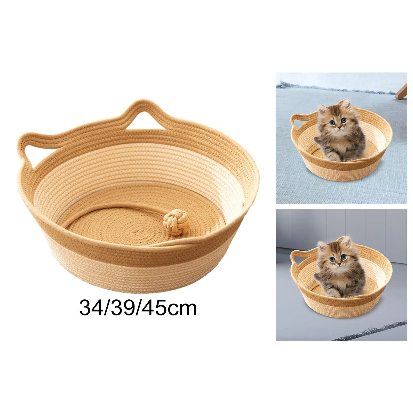 

Cat Bed Basket Pet Bed Nest Durable Pet Supplies Sofa Household All Four Seasons