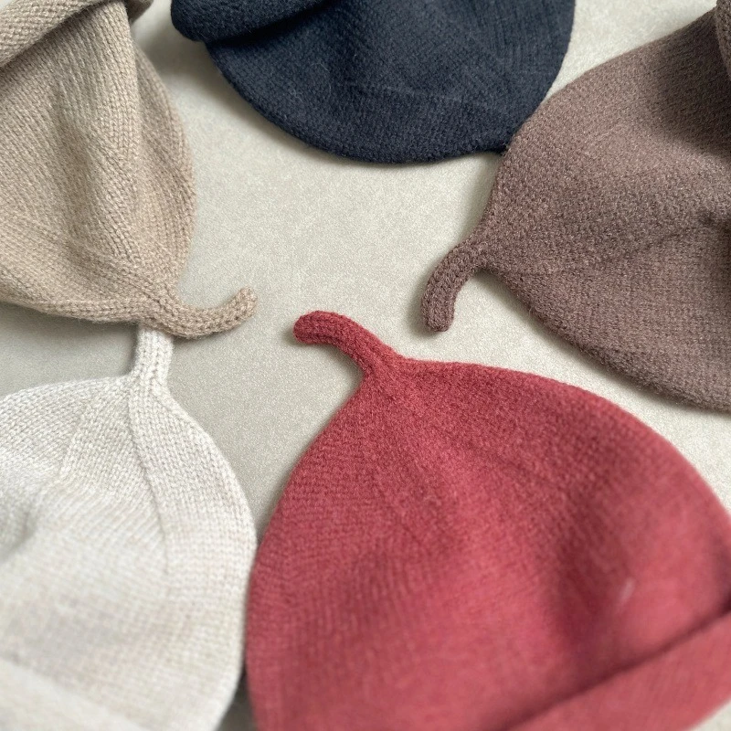 Wintermützen für Neugeborene Jungen, Gehäkelte Haube für Kleinkinder, Mädchenmütze, Kinder-Baby-Fotografie-Requisiten, Jungen-Accessoires, Warme Kleidung – Detail 5