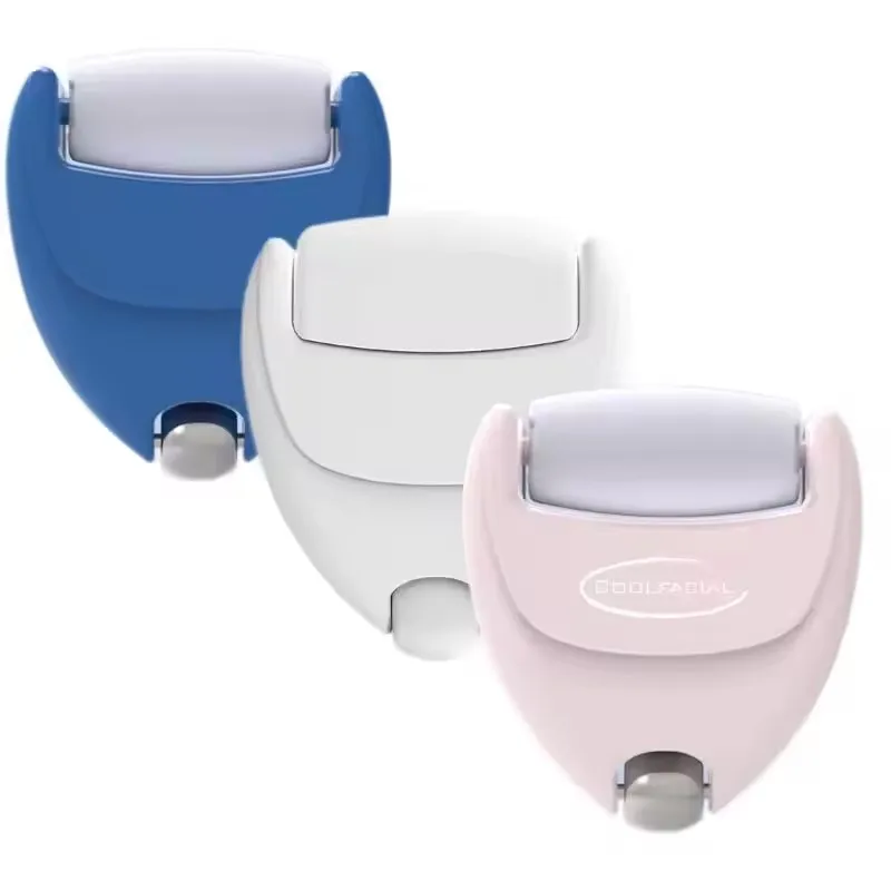 

Портативный массажер для ухода за лицом, двойной дизайн, охлаждение, облегчение, осветляет цвет лица, укрепляющий лифтинг кожи, розовый, холодный