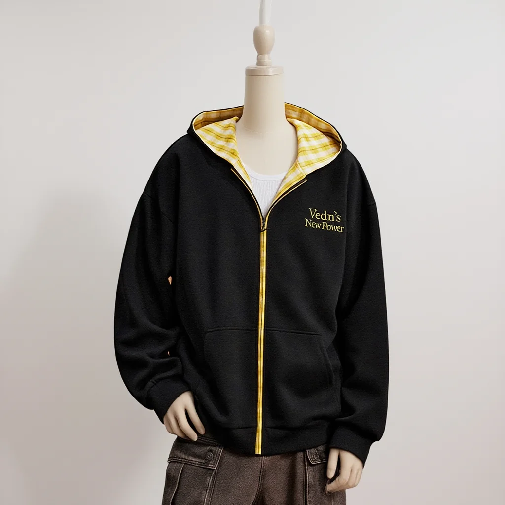 

2025 Veidoorn Unisex Zip Up Hoodie Jacket Lightweight Athletic Sweatshirt for Spring Fall Casual Sports Outerwear