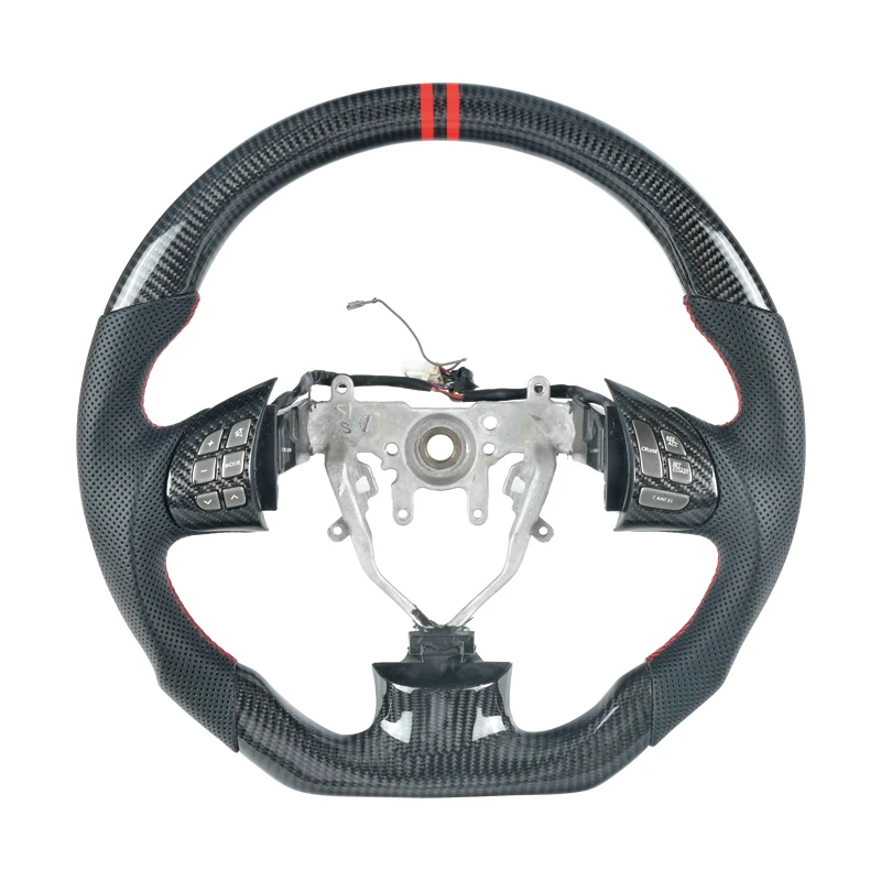 

100% Real Carbon Fiber Car Steering Wheel For Subaru Impreza Legacy WRX STI Forester