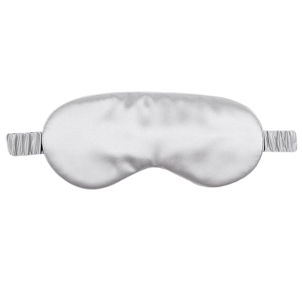 100% Pure Mulberry Silk Sleep Eye Mask Blindfold Pure Color Soft Eye for Traveling Home Sleep Health Eyeshade for Women Girls
