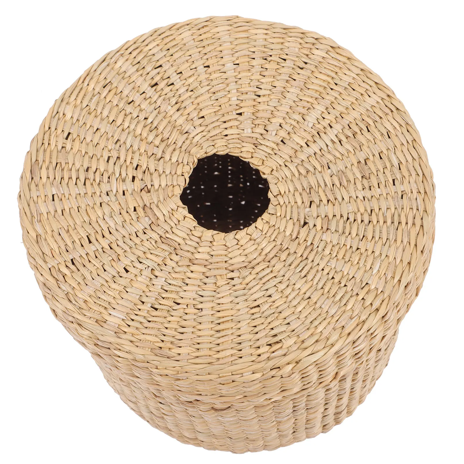 Eco Friendly Straw Tissue Box Holder Reusable Natural Style Container for Kitchen Living Room Bedroom Setup Tissue Holder