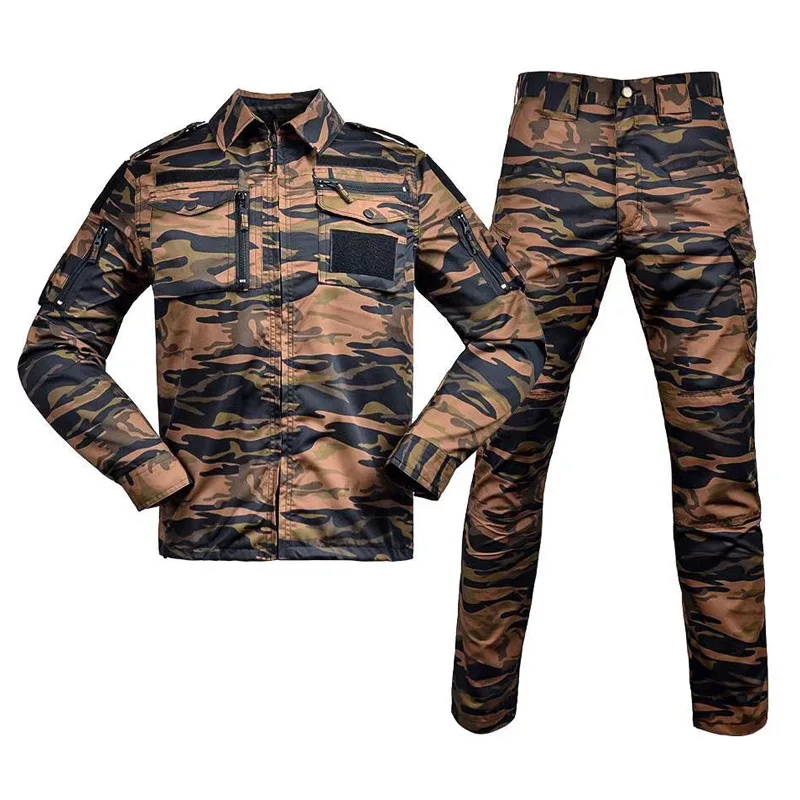 Multi-pocket tactical camouflage  training uniforms for men fine-grain wear-resistant suits, specially supplied by Saudi Arabia