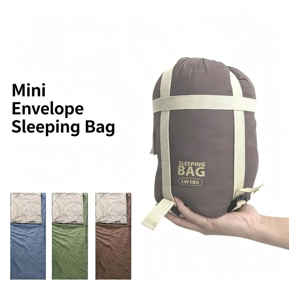 1pcs Mini Adult Sleeping Bag Travel Mountaineering Outdoor Camping Down Cotton Dirty Sleeping Bag Machine Washable Splicing