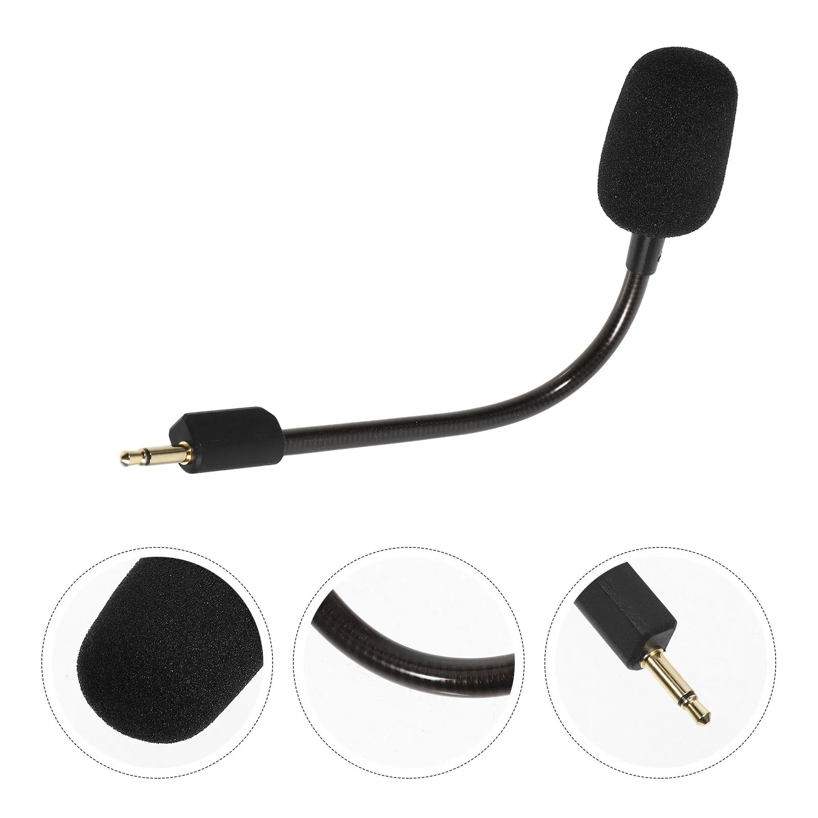 

Noise Cancelling Microphone Black Replacement For Gaming Headset Compatible With Razer V2 Se Wireless