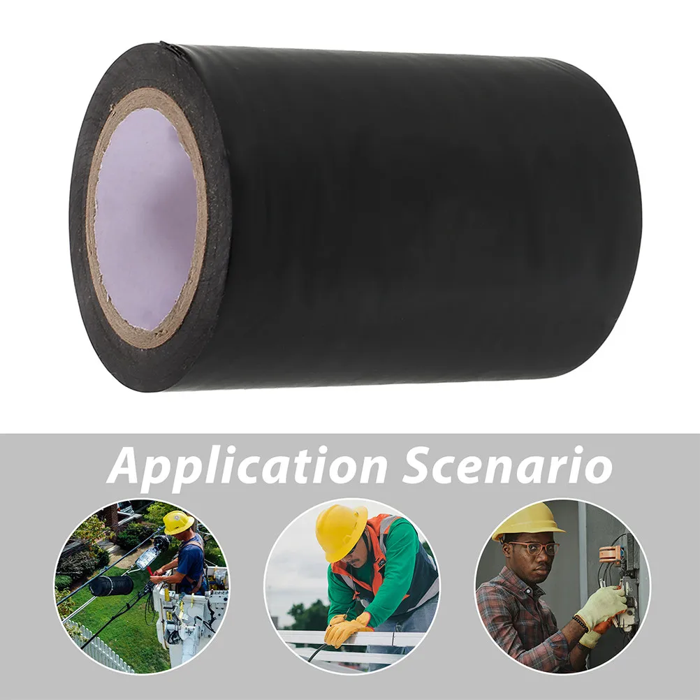 1 Roll 20 Meter Black Electrical Tape PVC Insulation Tape for DIY Home Repair Auto Wiring Hvac Pipes Waterproof Abrasion