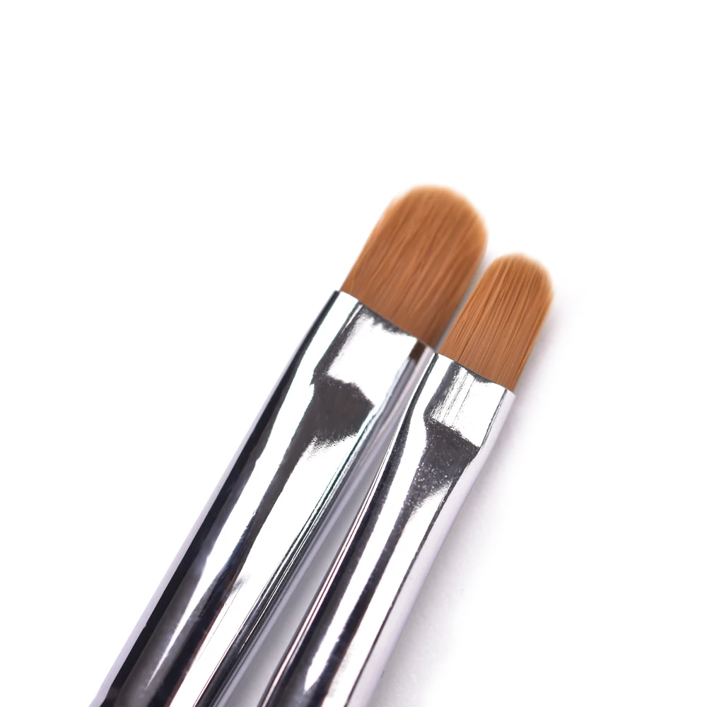 Nail Art Brush Round Head UV Gel Nail Art Tips Extension Transparent Pen Nylon Professional Painting Drawing Manicure Tool