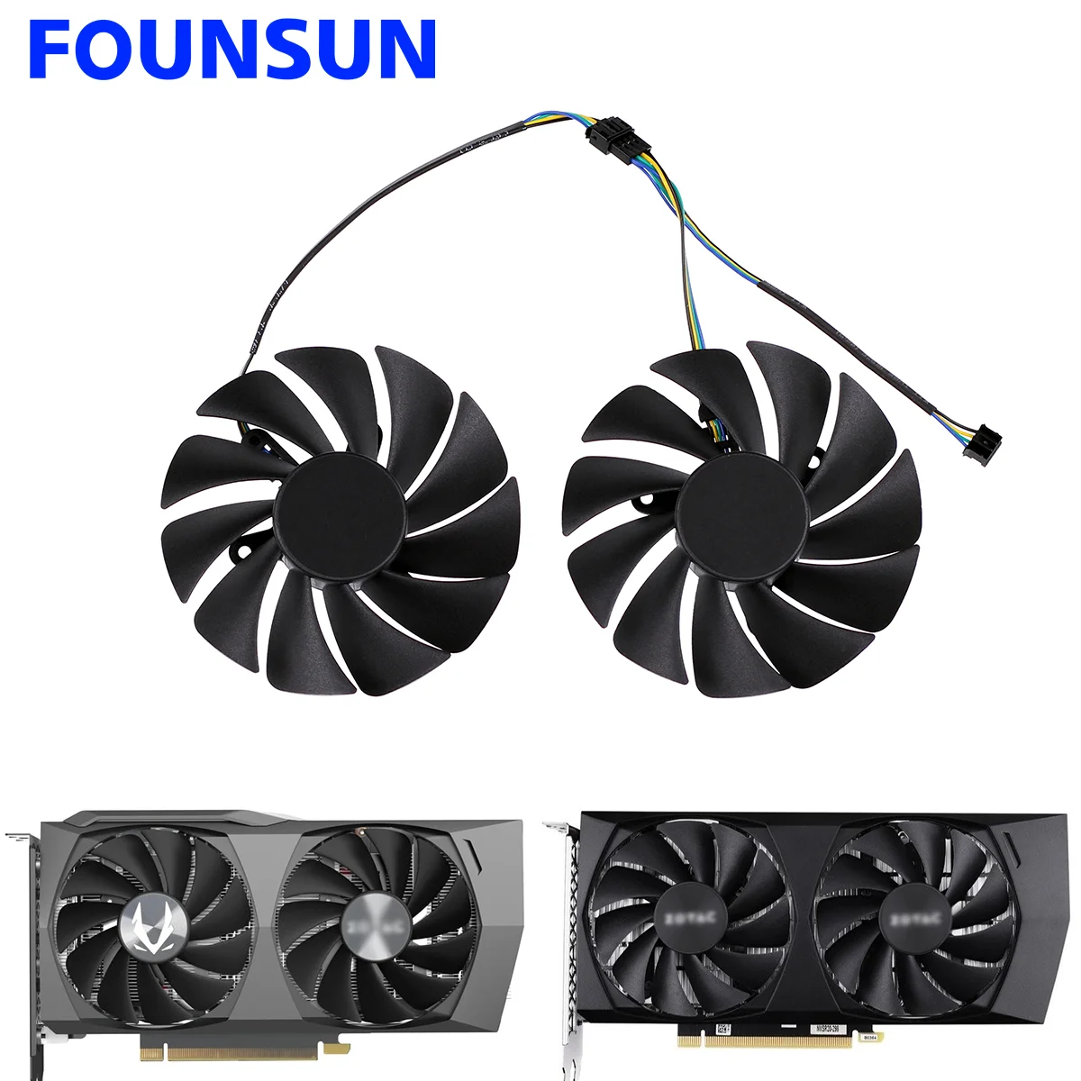 New 88MM GA92S2U Cooling Fan For ZOTAC RTX 3060 3050 3060Ti Twin Edge Video Card Cooler Fan GFY09215M12SPA