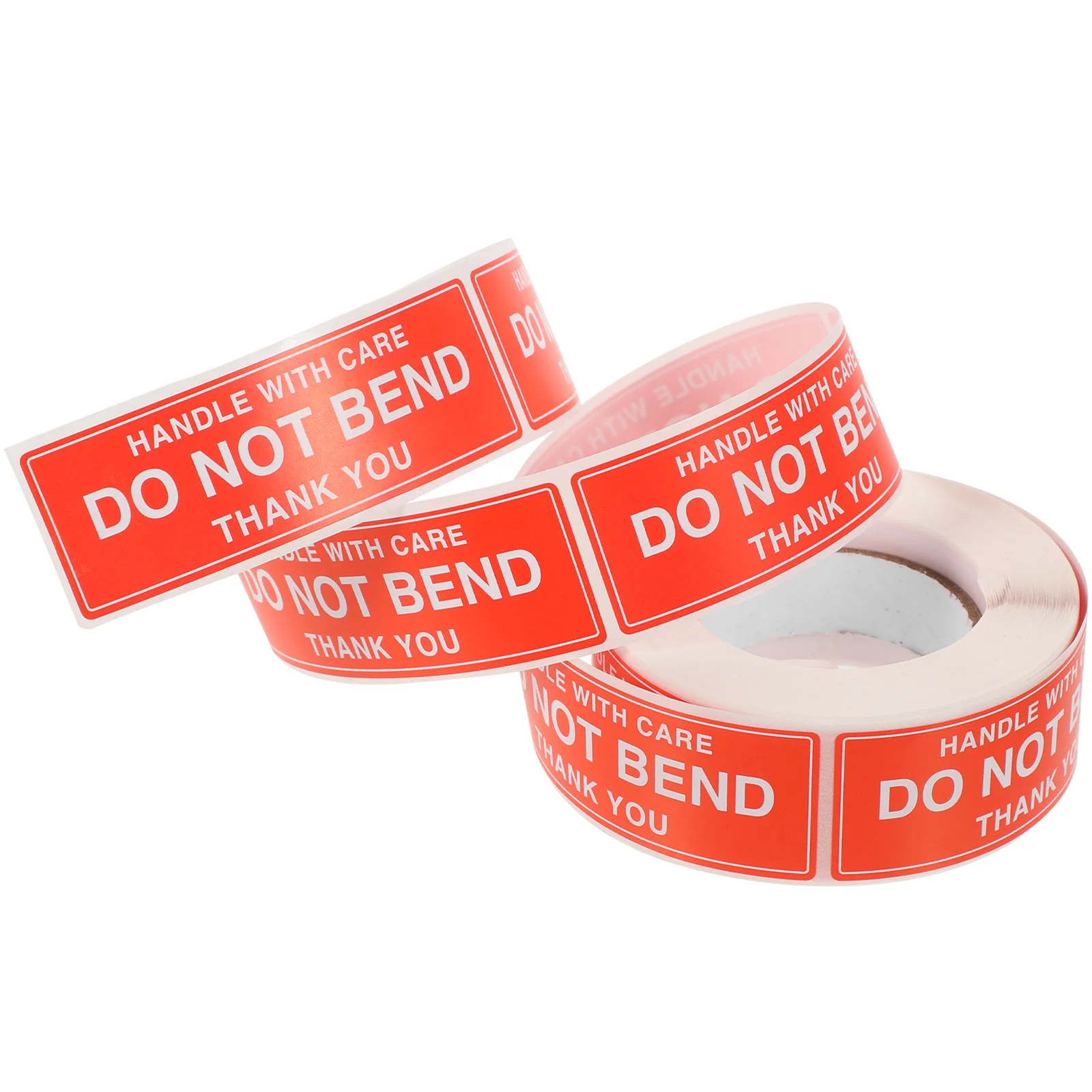 

Self Adhesive Labels Clear Printing Do Not Bend Stickers for Shipping Packing Removable Caution Decals Warning Labels File