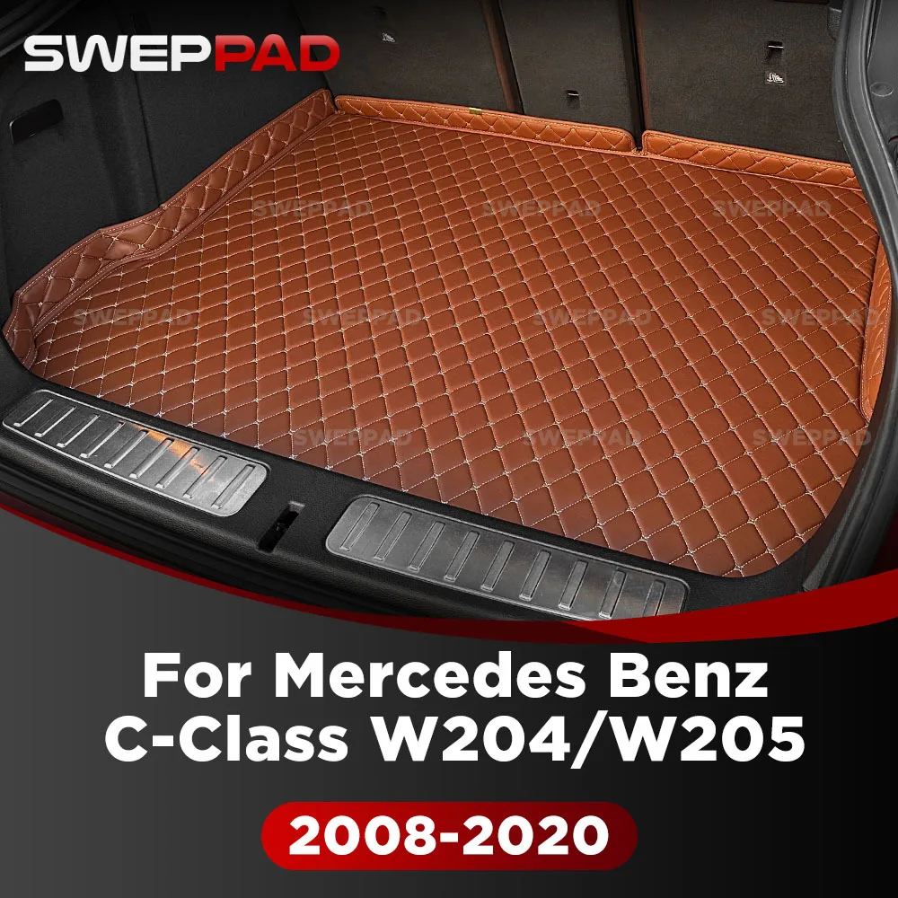 

For Mercedes Benz C-Class W204/W205 2008-2020 Custom Car Trunk Mat Protective Pad Cargo Liner Auto Interior Accessories