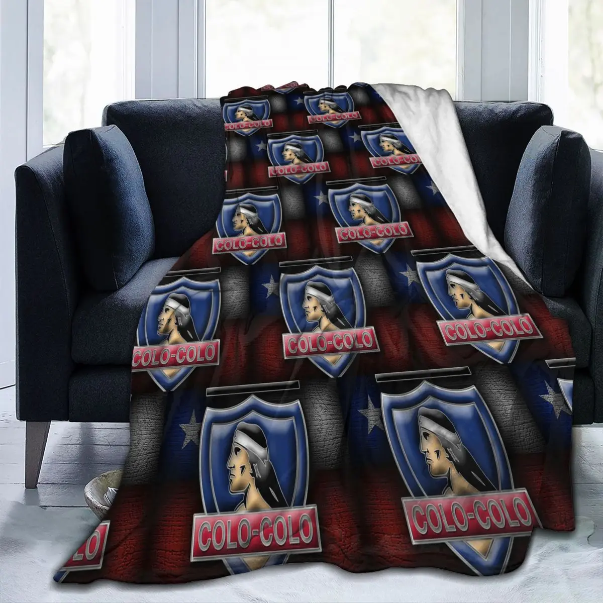 

Одеяло Golden Colo-Colo Campeon DE Chile, флисовое одеяло для дивана, легкое одеяло для дома, спальни, уличные пледы, покрывало, одеяло