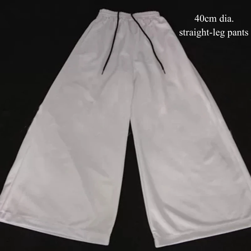 

Melbourne Shuffle Dancing Pants Straight-leg Pants Flared Trousers Teens Clothing Black/White Pure Color Casual Suit New