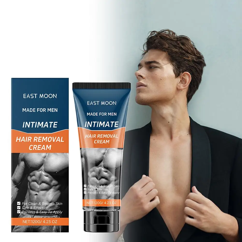 

120g Hair Removal Cream, Hair Removal Cream For Men, Painless & Made For Men Q7I8