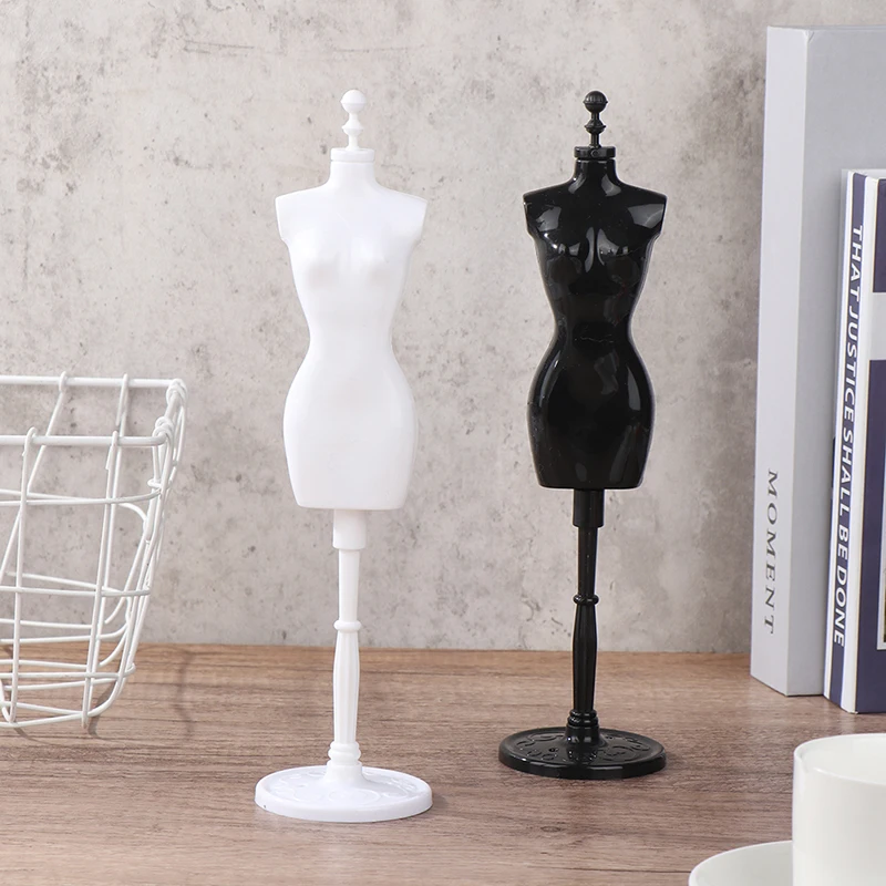 ⑧ 1Set 1:6 Dollhouse Miniature Mannequin Coat Hanger Skirt Support Wedding Mannequin Stand Humanoid Model Toy