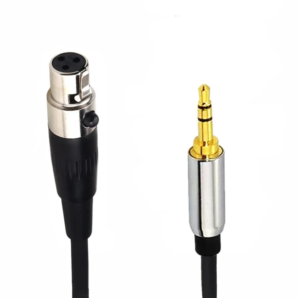 0.5M 1.5M Mini XLR 3pin męski kabel Audio do 3.5mm folia aluminiowa ekranowany przewód miedziany linia Audio do kamer mikrofonowych