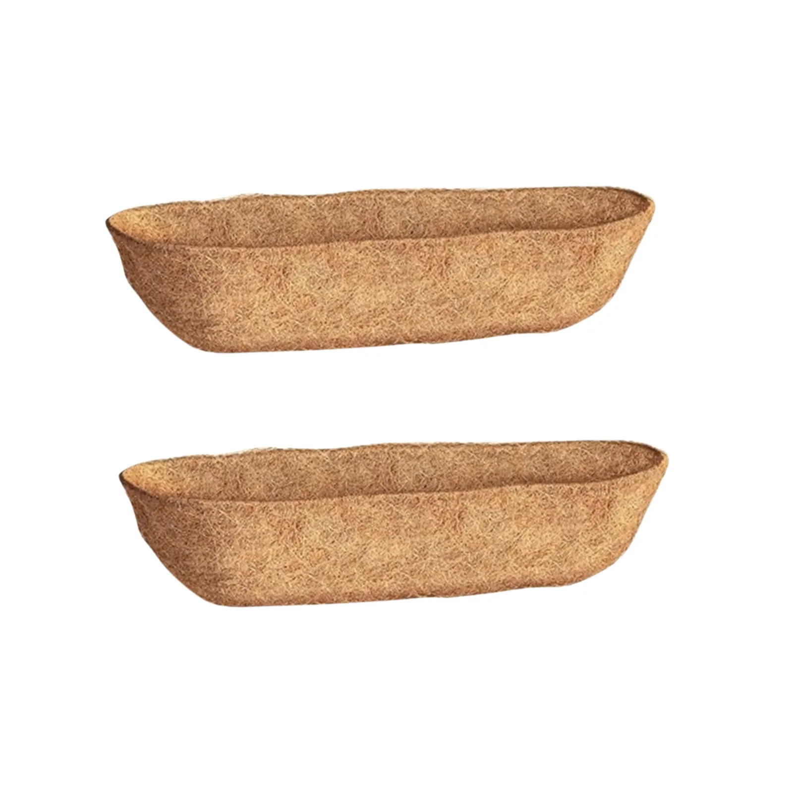 2PCS Plant Grow Bags Coconut fibre Flower Pots Breathable Coconut Fibre Hanging Pots for Outdoor Balcony Courtyard