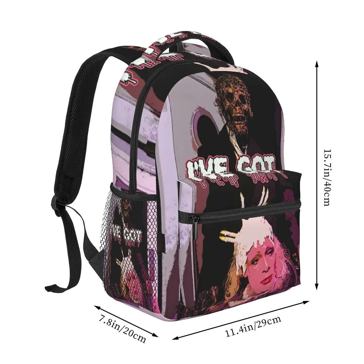 Creepshow Billy 1982 Horror Film Cookie Crypt Cereal Basic Backpack Student Boys Girls BookBag Children School Bag Shoulder Bag