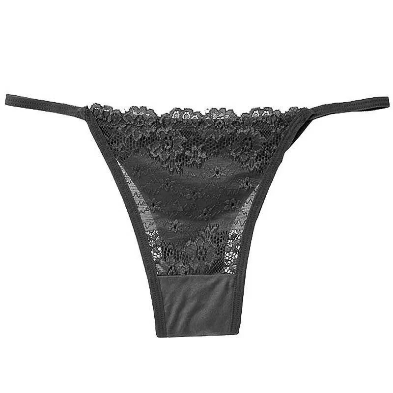 

Womens Sexy Lace G-Strings Low Rise Briefs Breathable Underwear Lingerie Knickers Thongs Ultra-Thin Panties Seamless Underpants