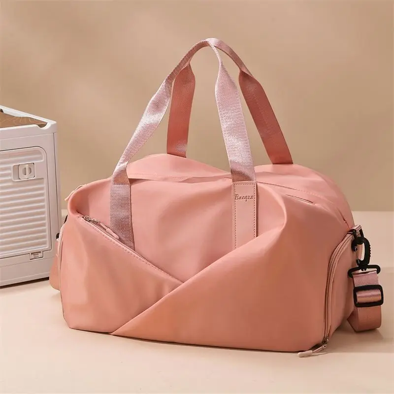 Swimming Waterproof Yoga Sports Shoulder Bag Women's Fitness Bag Storage Training Bag Large Capacity Portable Travel Handbag