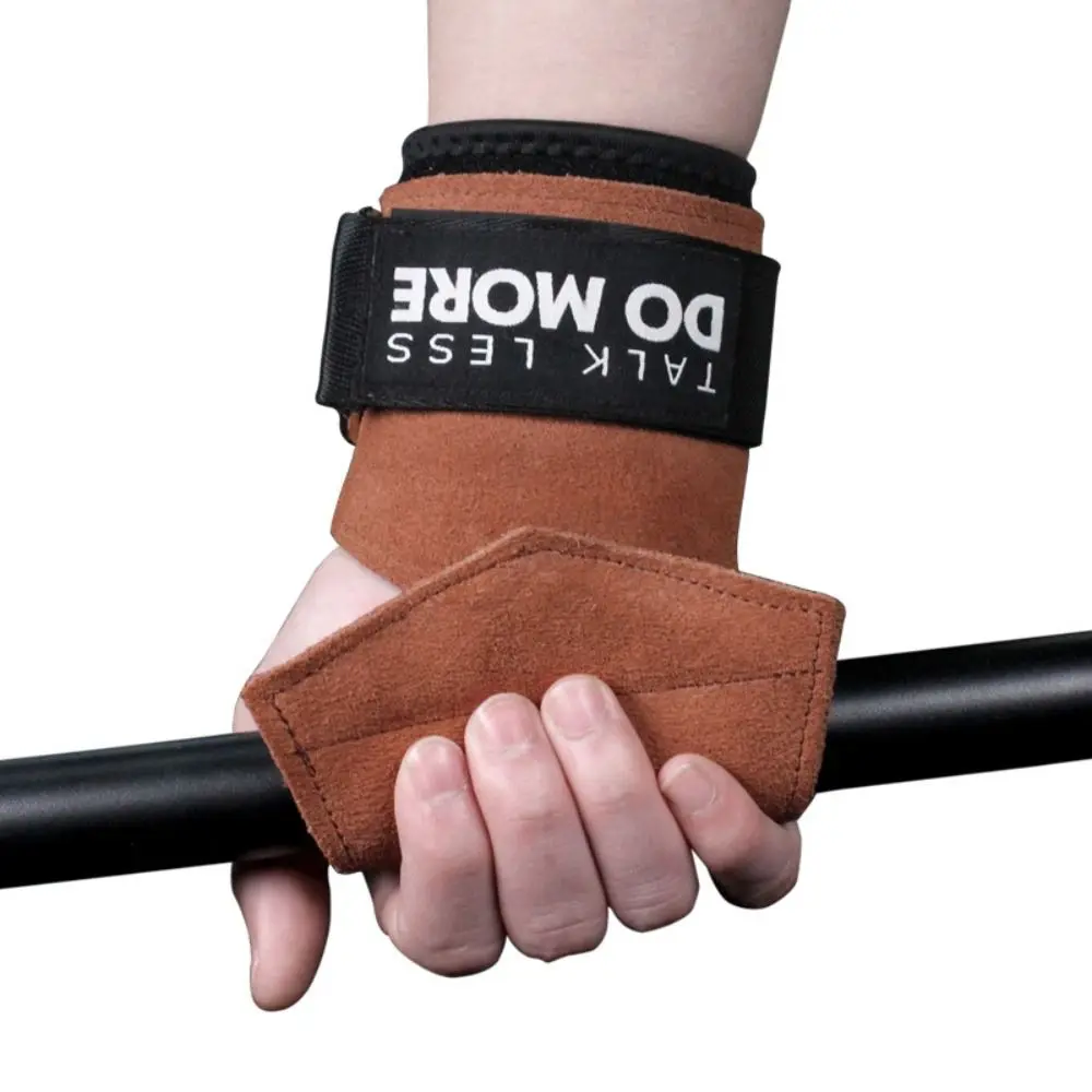 

1 Pair Talk Less Do More Fitness Power Straps Non-slip Thicken Sports Wrist Pads Durable Adjustable Deadlift Power Straps