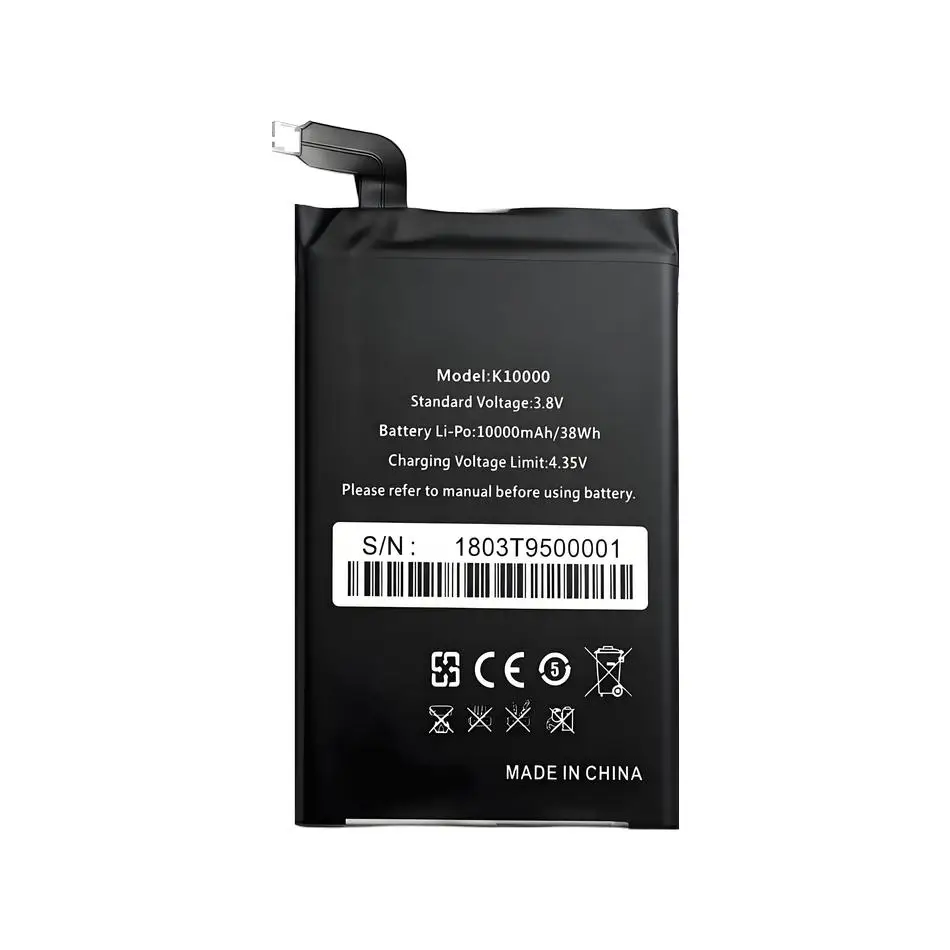 Mobile Phone Battery Long-Lasting 10000mAh For Oukitel K10000 mtk6735p Pro Max