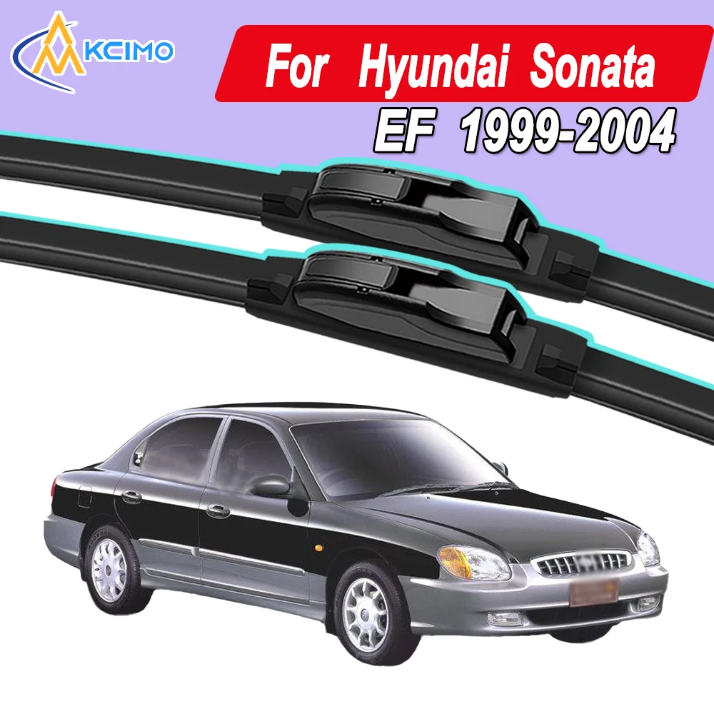 

Silicone Car Wiper Blades for Hyundai Sonata EF 1999-2004 - All-Weather Silent Wiper Blades, Quick Release Clip