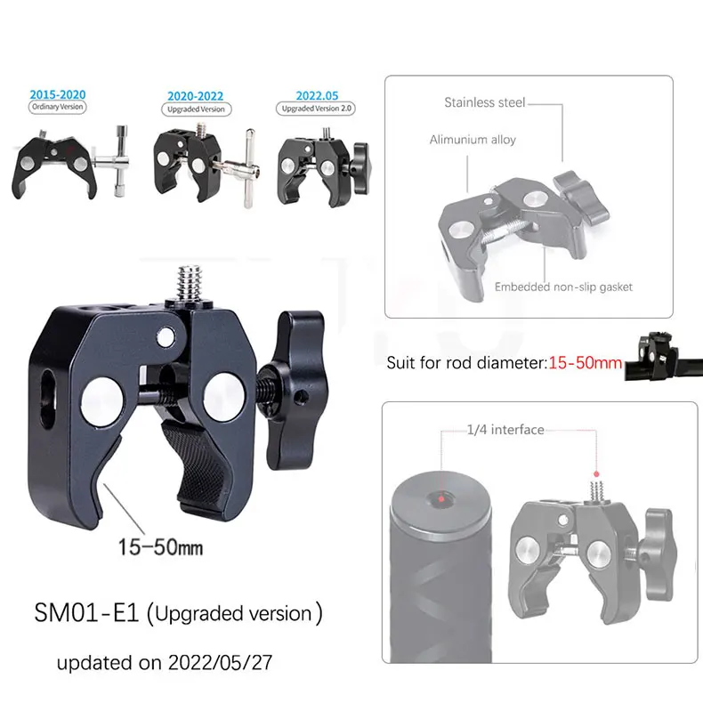 SUPPORTO MORSETTO EFFICIENTE per manubrio moto fendinebbia prestazioni