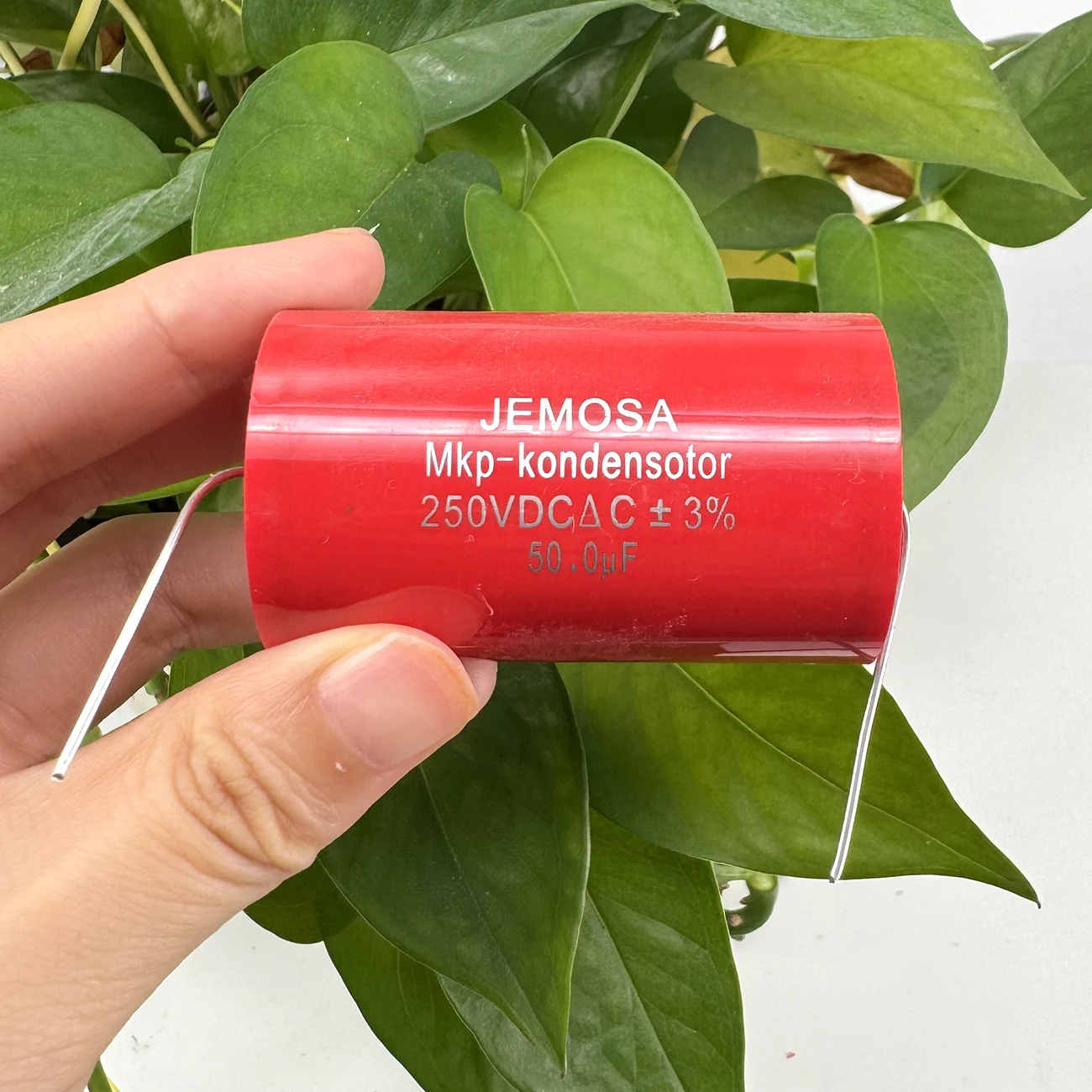 JEMOSA Test And Matched (2PCS) MKP Audio Capacitor 50uf 250V DC ±3% Speaker Fever Coupling Frequency Dividing Capacitance