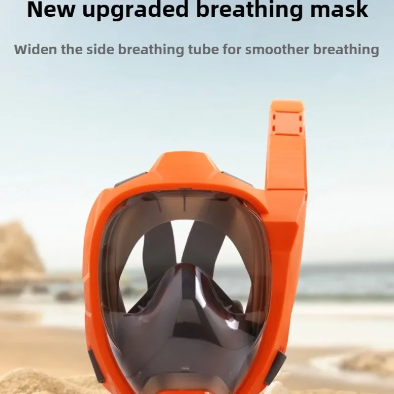 Diving mask waterproof and anti-fog full dry 2024 new adult diving goggles snorkeling mask swimming equipment cross-border