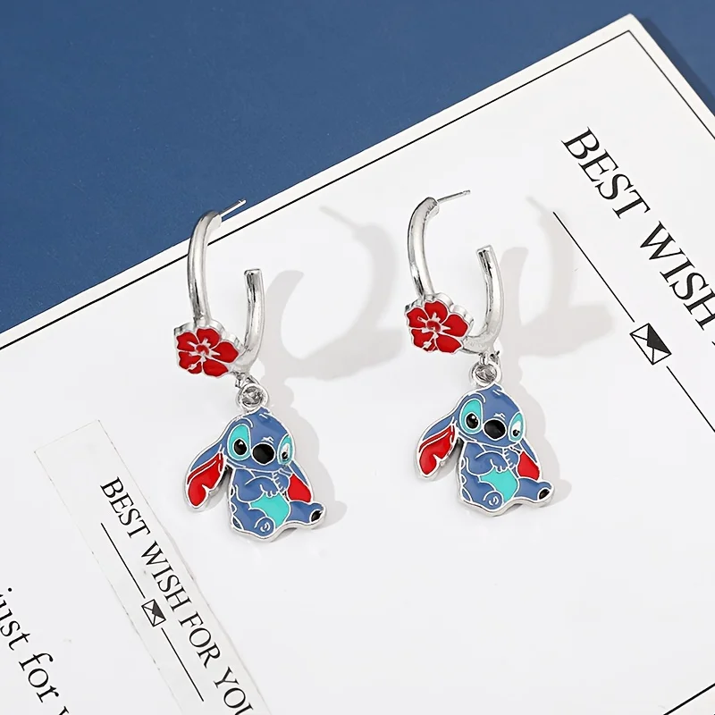 Disney stitch Earrings,cartoon-style earrings, women's accessories, perfect for parties, weddings and gifts Fashion Jewelry