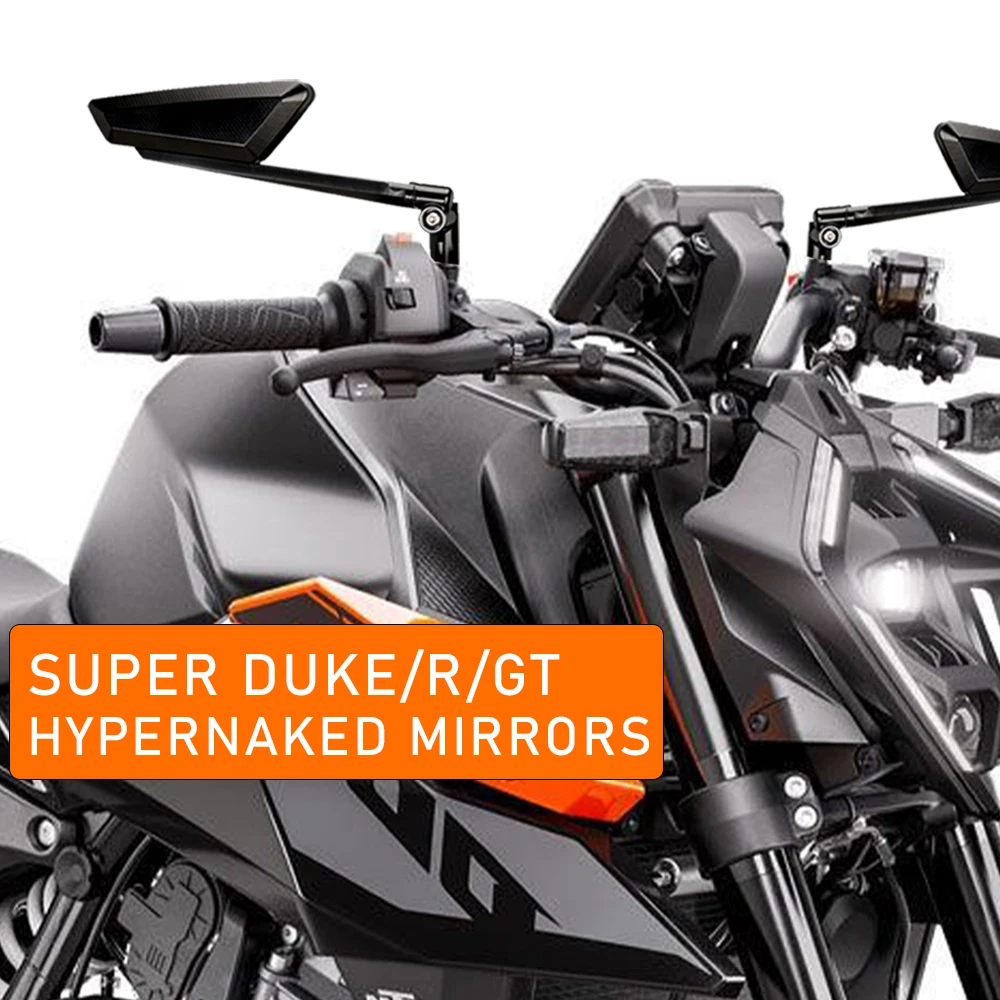 For 1390 Super Duke 1290 Super Duke 990Duke 390Duke Motorcycle Rearview Mirrors Hypernaked Mirrors Adjustable Hypernaked Mirrors