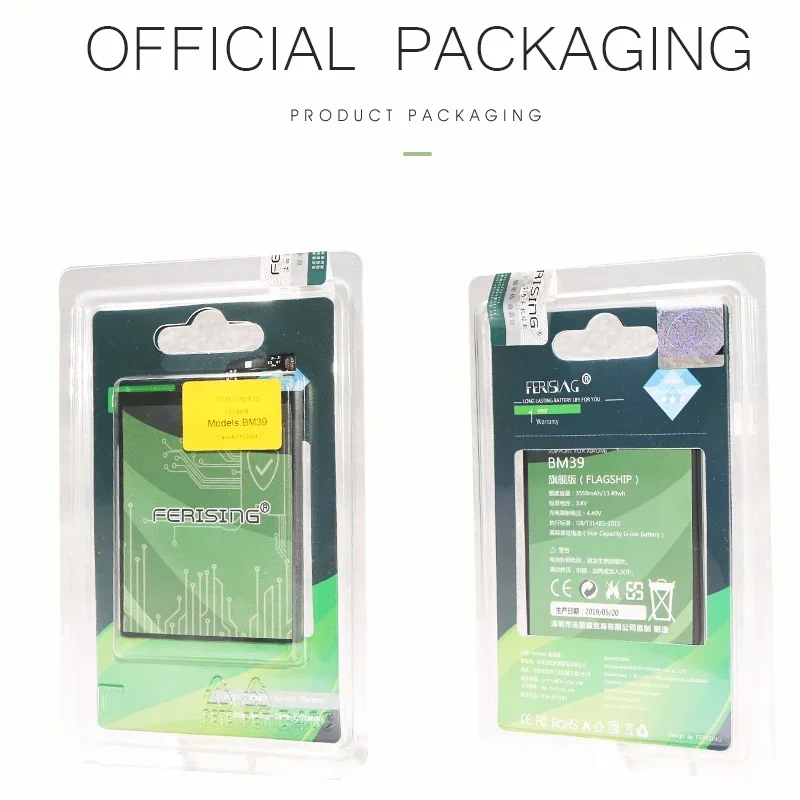 FERISING BM3E BM4E BM22 BM35 BM39 BM46 BM47 BN31 BN40 BN41 Battery For Xiaomi Mi 4C/5X/A1/5/6/8 Redmi 4 Pro 3 3s 4x 3x Note 5A