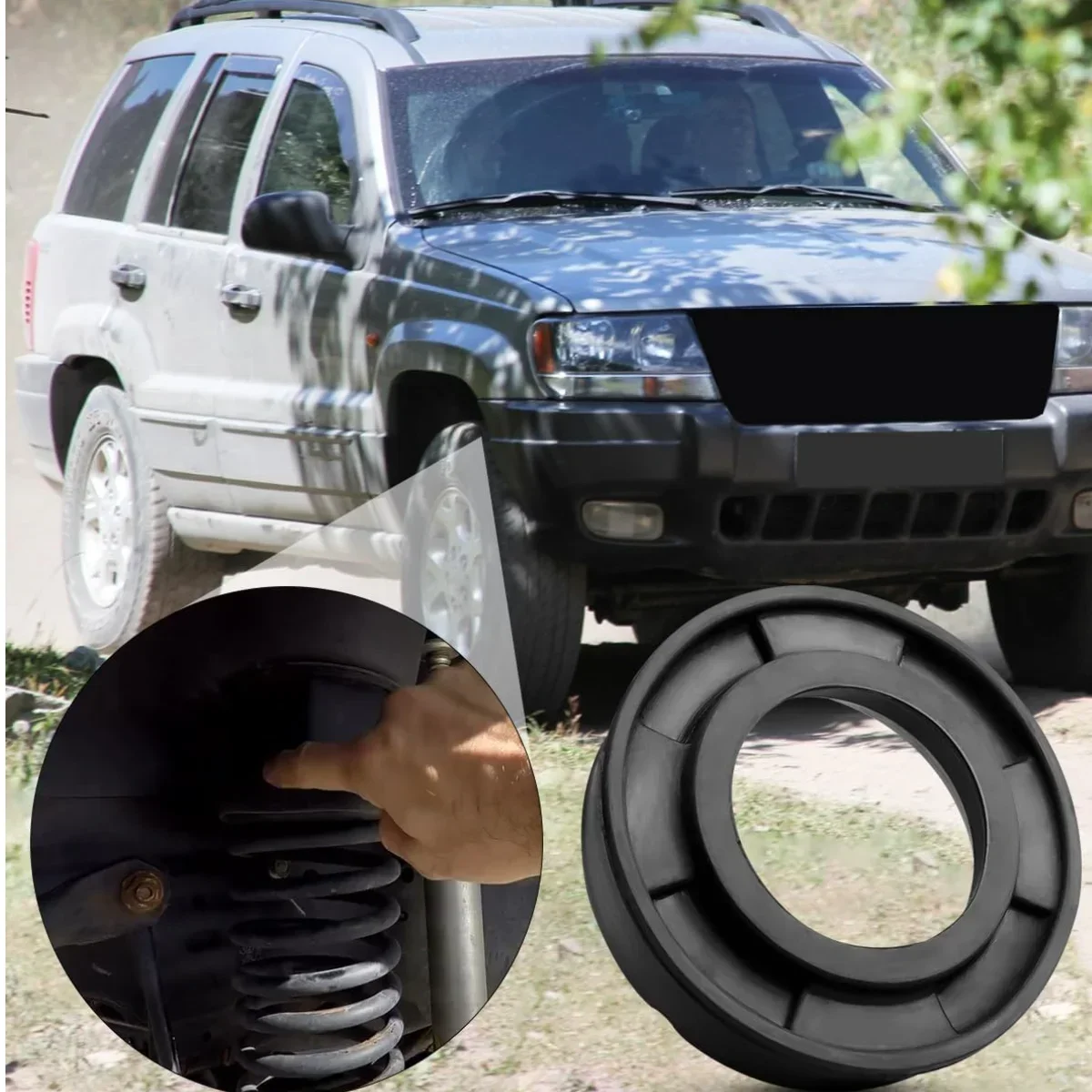 2 Stuks Bovenste Veer Isolator 52088257 52088257AB K160040 Voor Jeep Grand Cherokee 1999-2004