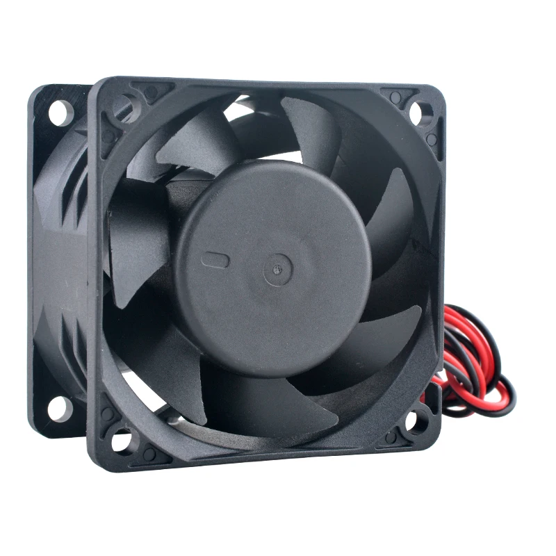 Wysokowydajny wentylator osiowy ACP6038 60x60x38mm 5V/12V/24V DC 2-Pin do chłodzenia zasilaczy serwerowych, komputerów i elektroniki. — zdjęcie produktu 3