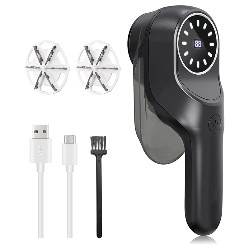 

Электробритва для ткани, средство для удаления ворса, 2 скорости, средство для удаления ворса с 2 дополнительными лезвиями для одежды