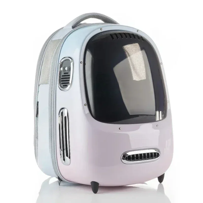 Best Seller FirstLightweight Padded Strap Comfort Ventilated Fan Light Rucksack Dog Backpack Carrier With Window For Cat Puppy P
