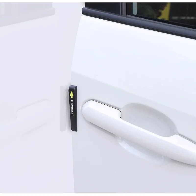 6PCS Rubber Strip Car Door Anti Collision Protective Sticker For Chevrolet Cruze Aveo Captiva Lacetti Accessories Car Styling