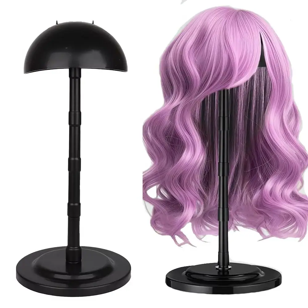 

Adjustable Professional Wig Stand for Dry Display Black Pink White Wig Holder for Hairpiece