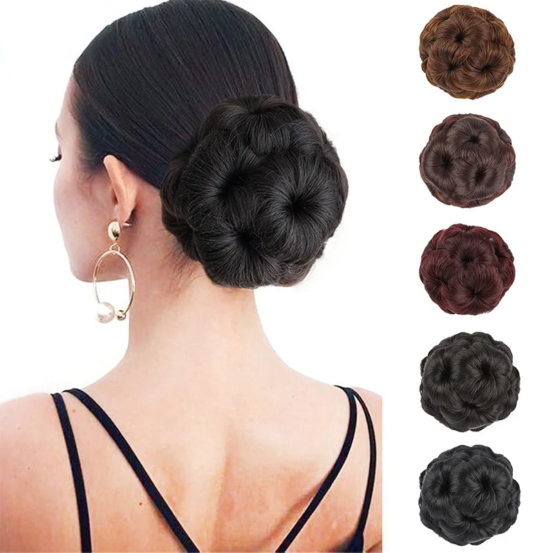 

A bun hairstyle, a false hair accessory, a hairstyle with nine flower claws, a wig ring, and a girl's flower bud hairstyle