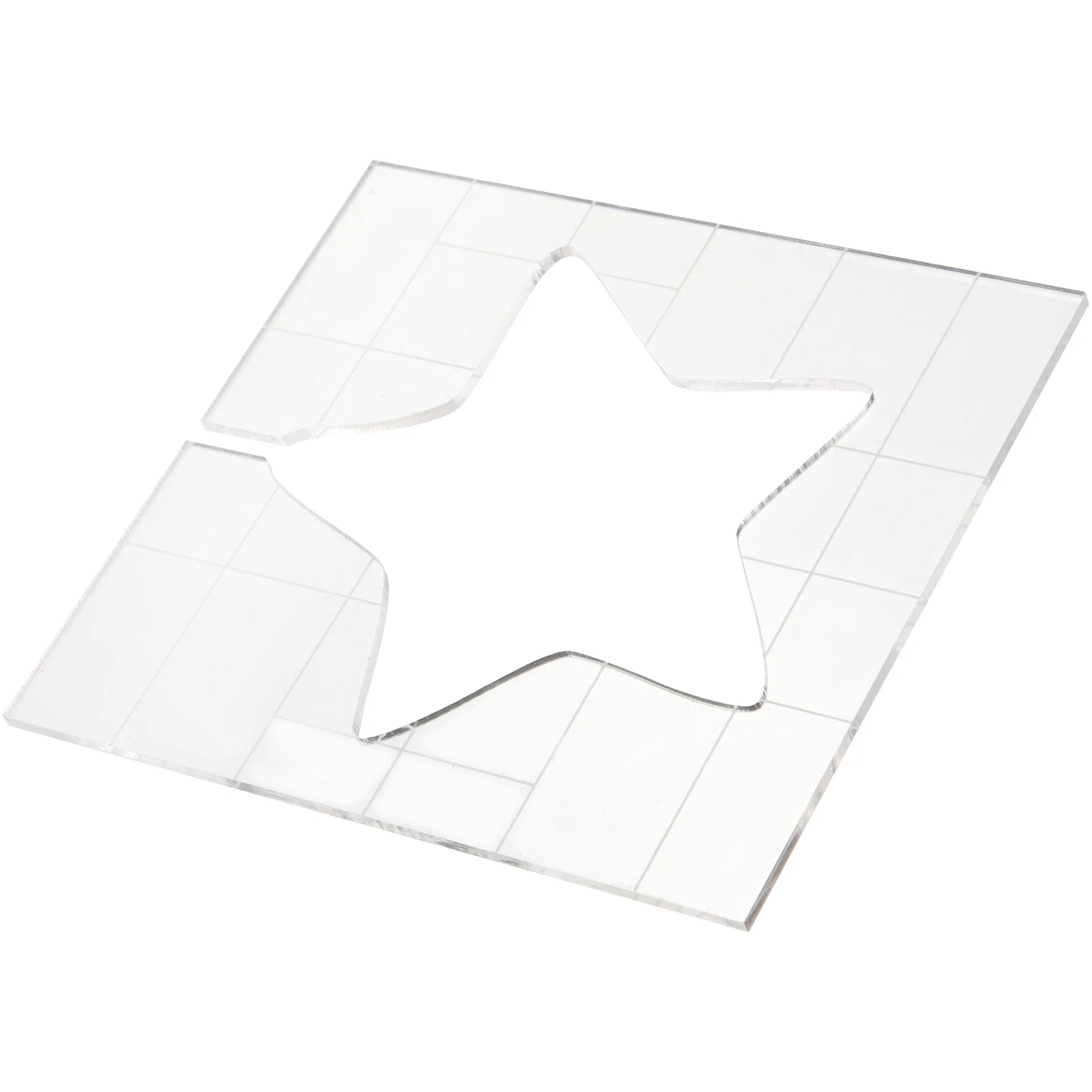 

Quilting Template Star Accessories Sewing Templates for Crafting Clothes Patchwork Aid Transparent Acrylic DIY