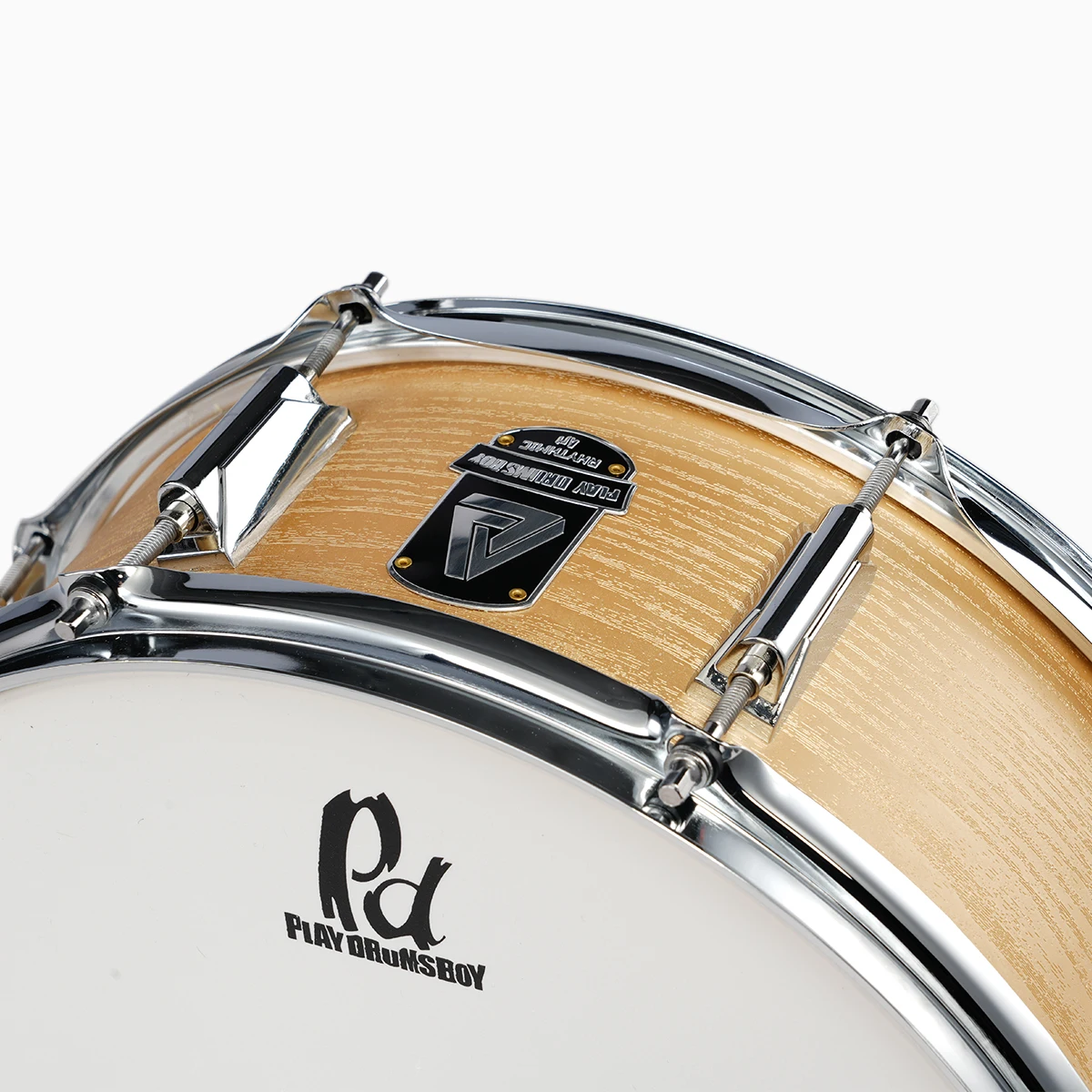 High Quality Acoustic Jazz Professional Model Drum Set New Model Number Steel Chamber PVC Polyhedron Series Drum