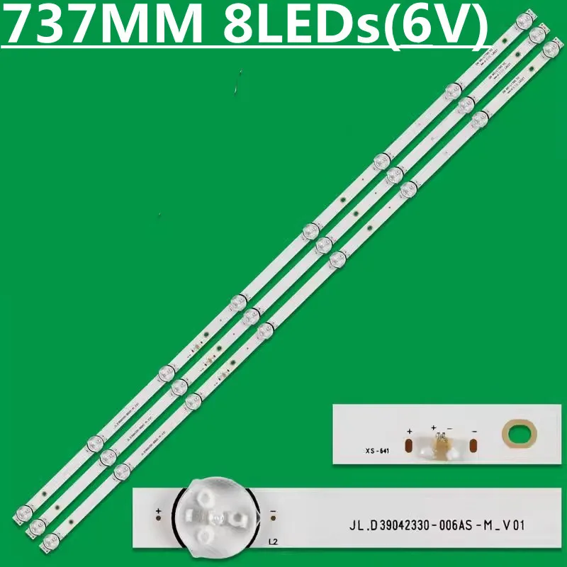 New 30PCS LED Strip For BBK 39LEM-1045/T2C 39LEX-5045/T2C  MS-L1795 V2 JL.D39042330-006AS-M-V0 LE39Z1 39DM5500 T390XVN02.0