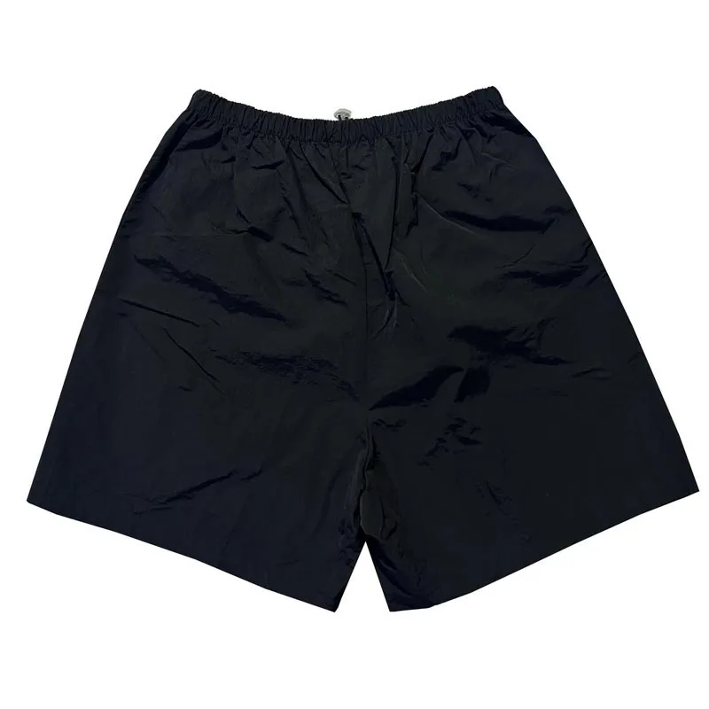 Streetwear Brand KANYE WEST Casual Shorts Black Loose Breathable Sports Shorts Men Women