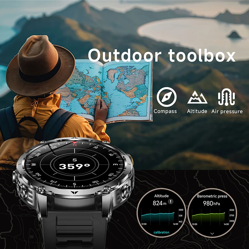 2026 Nowy męski smartwatch out – Outdoor Lighting Ip Rating recenzja i cena