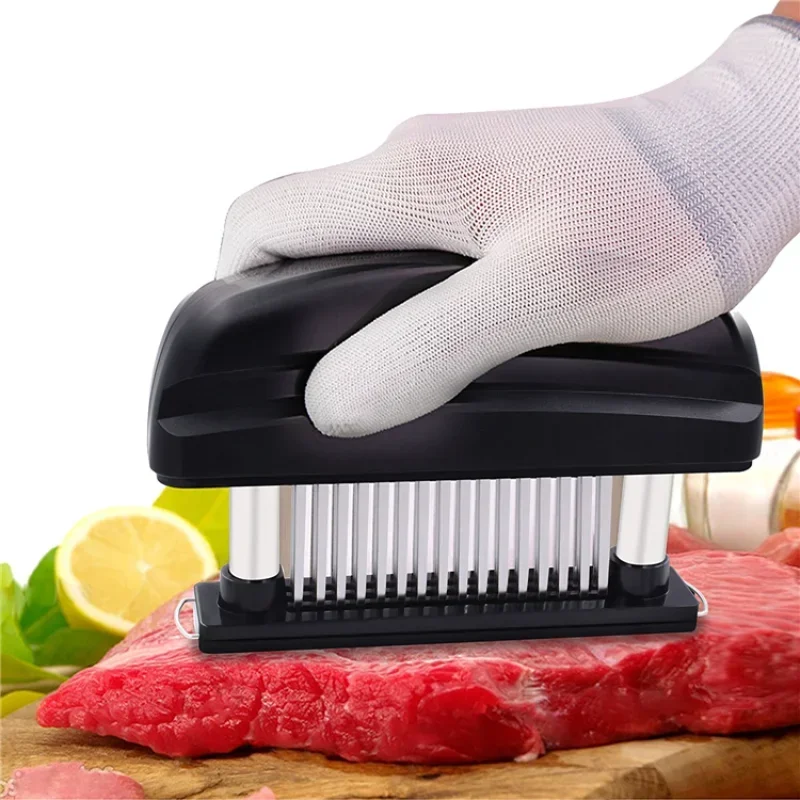 48 Blades Needle Meat Tenderizer Stainless Steel Knife Meat Beaf Steak Mallet Meat Tenderizer Hammer Pounder Cooking Tools